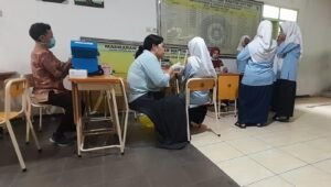 Imunisasi HPV di MTS Hasyim Asyari (23/01/2025)