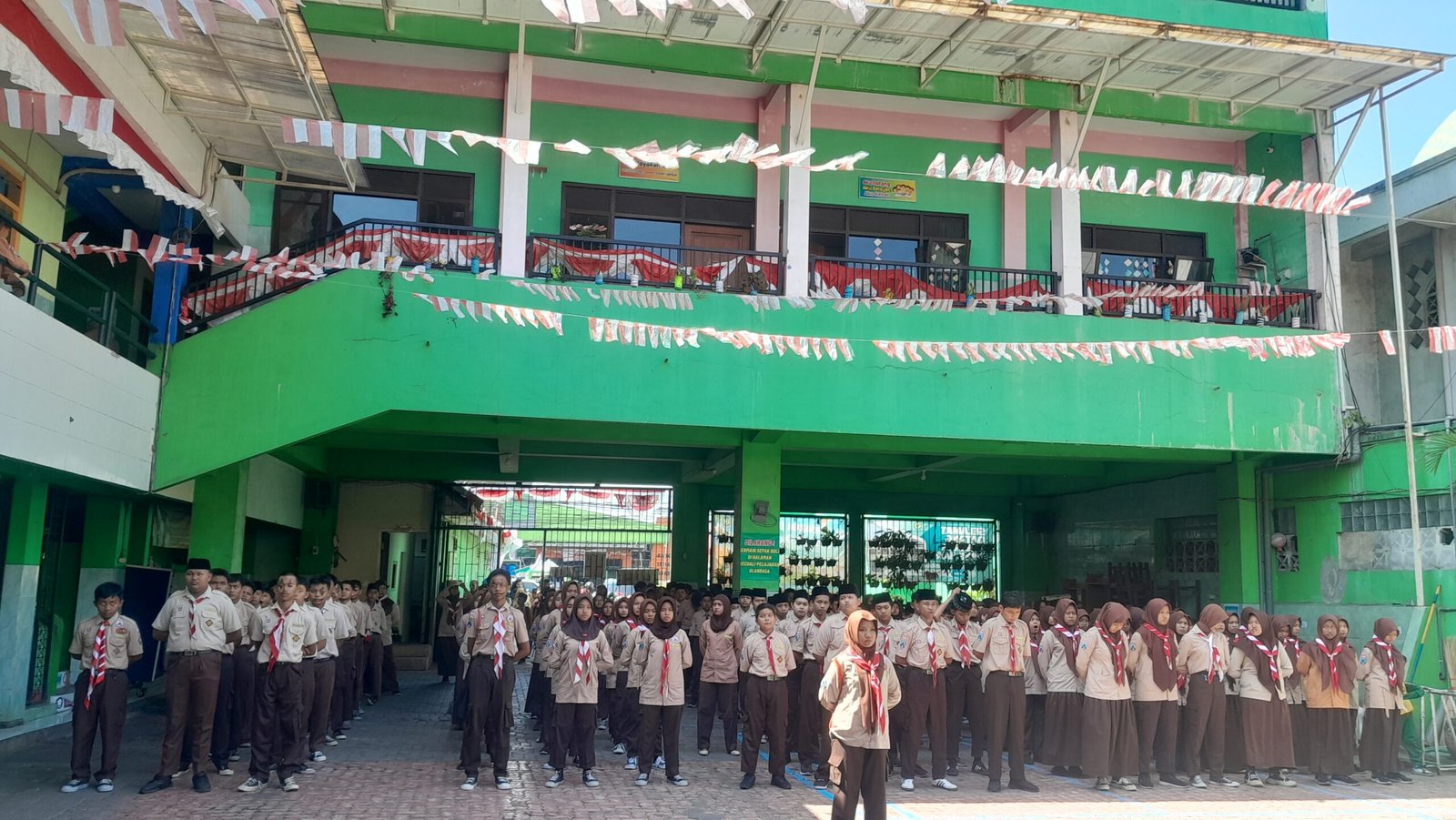 Semarak Hari Pramuka ke-64 di MTs Hasyim Asy’ari, Wujudkan Kolaborasi dan Kreativitas Siswa